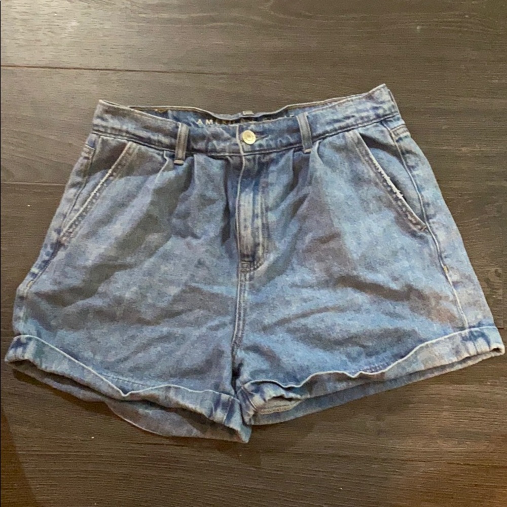 mom jeans shorts